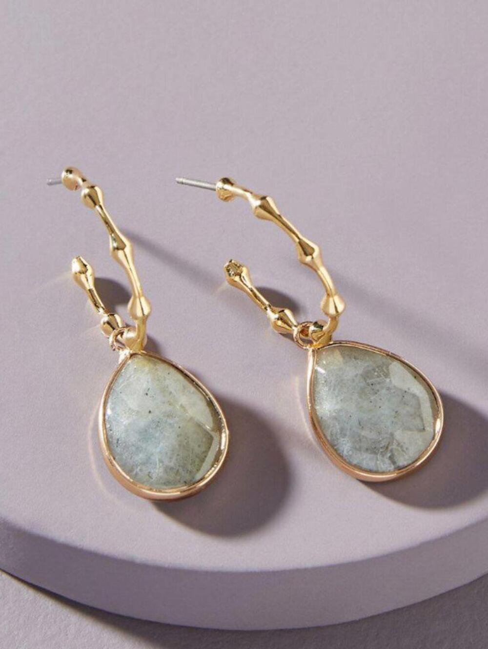 Anthropologie Tori Huggie Hoop Earrings